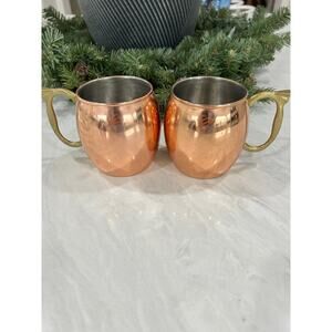 Vintage O.D.I. Moscow Mule mug cup set of two